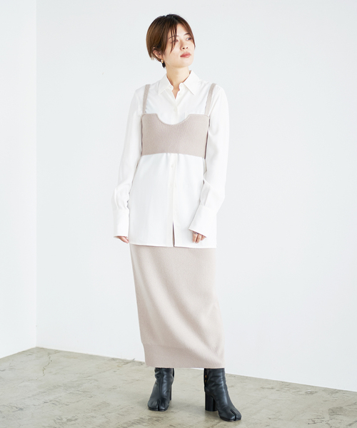 plage（プラージュ）の「【R’IAM】 ニット ブラ（ニット/セーター・レディース・チャコールグレー・FREE）」の10枚目の写真