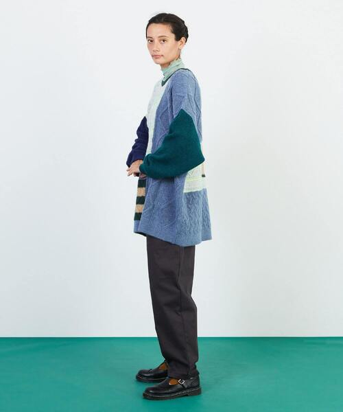 FRAPBOIS（フラボア）の「リミックスニット（ニット/セーター・レディース・ブラウン系その他/ブルー系その他・1）」の15枚目の写真