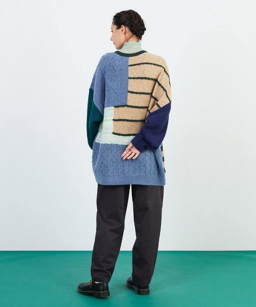 FRAPBOIS（フラボア）の「リミックスニット（ニット/セーター・レディース・ブラウン系その他/ブルー系その他・1）」の16枚目の写真