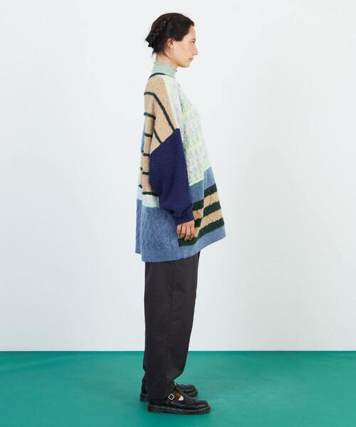 FRAPBOIS（フラボア）の「リミックスニット（ニット/セーター・レディース・ブラウン系その他/ブルー系その他・1）」の17枚目の写真