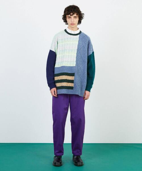 FRAPBOIS（フラボア）の「リミックスニット（ニット/セーター・レディース・ブラウン系その他/ブルー系その他・1）」の19枚目の写真