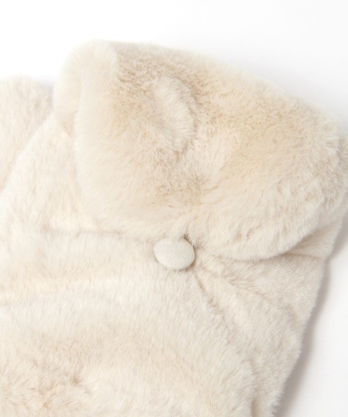 GLOBAL WORK（グローバルワーク）の「ファーミトングローブ/123630（手袋・レディース・グレー/オフホワイト/カーキ/ベージュ・FREE）」の8枚目の写真