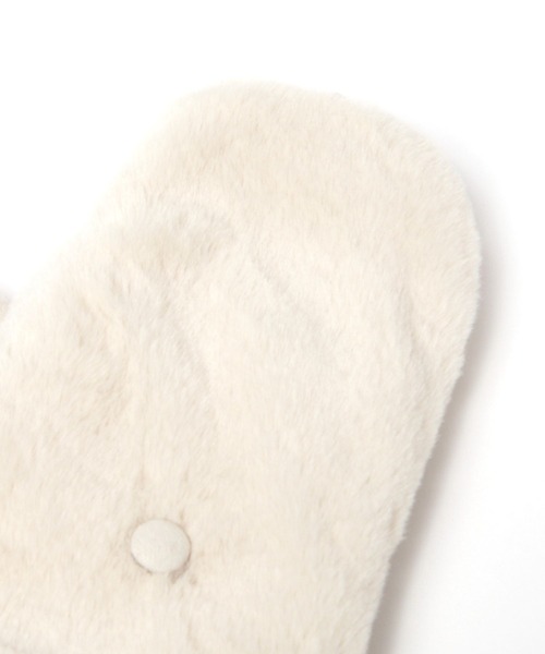 GLOBAL WORK（グローバルワーク）の「ファーミトングローブ/123630（手袋・レディース・グレー/オフホワイト/カーキ/ベージュ・FREE）」の10枚目の写真