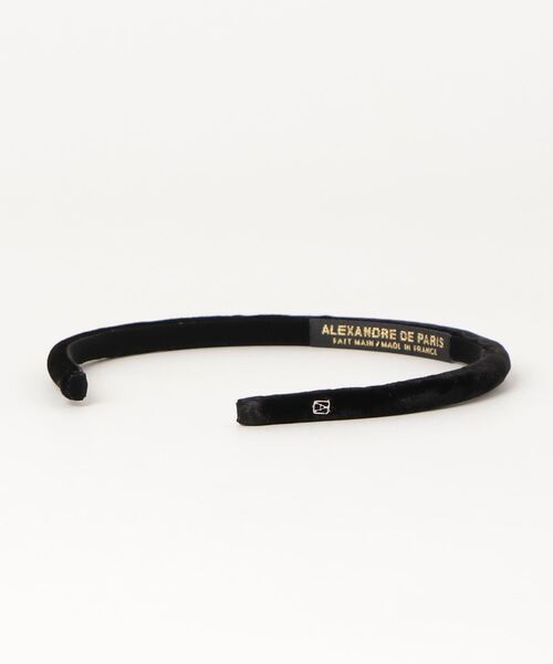 ALEXANDRE DE PARIS（アレクサンドルドゥパリ）の「ALEXANDRE DE PARIS TIMELESS HEADBAND アレクサンドル ドゥ パリ タイムレス カチューシャ（カチューシャ・レディース・ブラック・ONE SIZE）」の3枚目の写真
