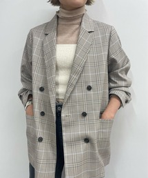 SHENERY | チェックダブルジャケット(テーラードジャケット)