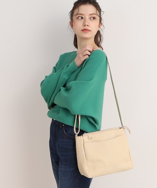 SHOO・LA・RUE（シューラルー）の「◆多収納ポケットミニショルダー（ショルダーバッグ・レディース・アイボリー/ブラック/イエロー/ブルー・00）」の7枚目の写真