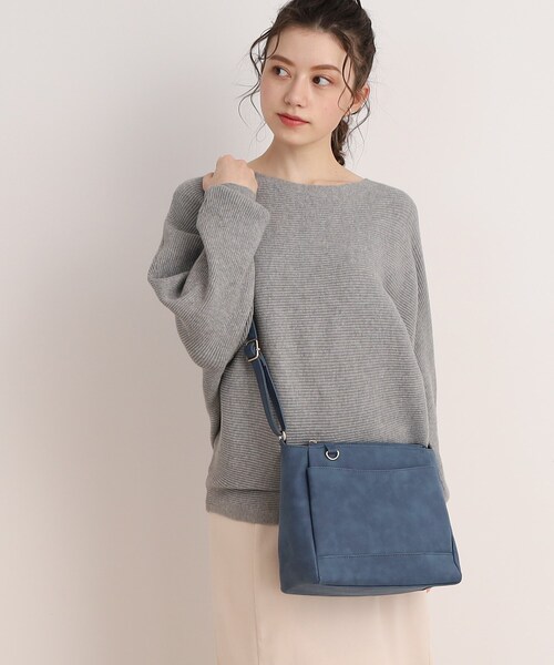 SHOO・LA・RUE（シューラルー）の「◆多収納ポケットミニショルダー（ショルダーバッグ・レディース・アイボリー/ブラック/イエロー/ブルー・00）」の22枚目の写真