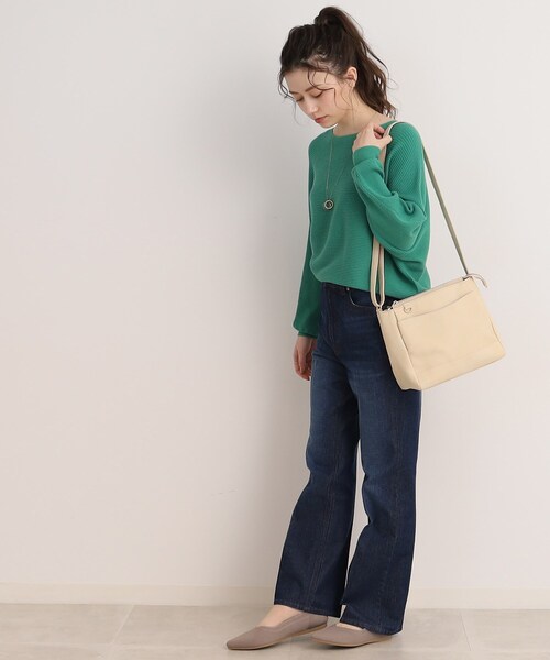 SHOO・LA・RUE（シューラルー）の「◆多収納ポケットミニショルダー（ショルダーバッグ・レディース・アイボリー/ブラック/イエロー/ブルー・00）」の6枚目の写真