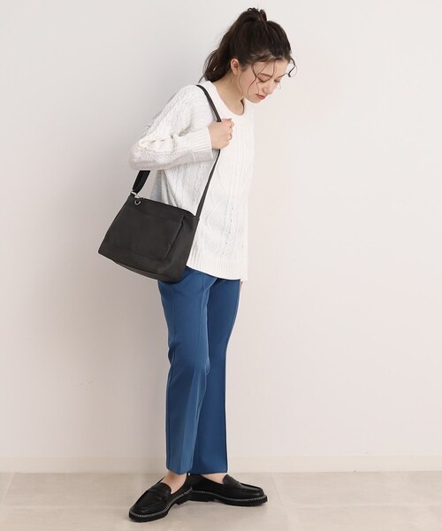 SHOO・LA・RUE（シューラルー）の「◆多収納ポケットミニショルダー（ショルダーバッグ・レディース・アイボリー/ブラック/イエロー/ブルー・00）」の12枚目の写真