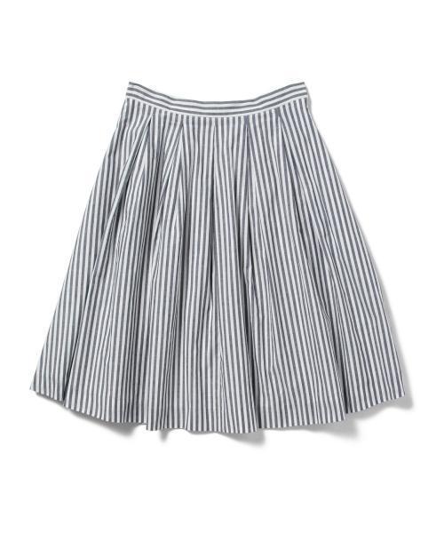 BEAMS LIGHTS Women's（ビームスライツ ウィメンズ）の「BEAMS LIGHTS / ストライプフレアー スカート（スカート・レディース・グレー/レッド/ネイビー・36/38）」の9枚目の写真