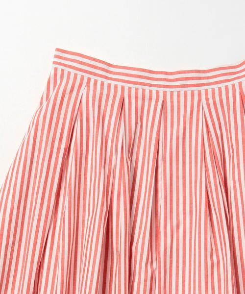 BEAMS LIGHTS Women's（ビームスライツ ウィメンズ）の「BEAMS LIGHTS / ストライプフレアー スカート（スカート・レディース・グレー/レッド/ネイビー・36/38）」の5枚目の写真