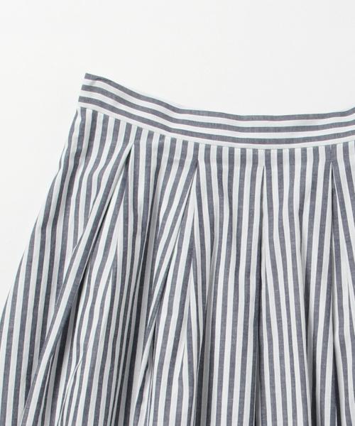 BEAMS LIGHTS Women's（ビームスライツ ウィメンズ）の「BEAMS LIGHTS / ストライプフレアー スカート（スカート・レディース・グレー/レッド/ネイビー・36/38）」の15枚目の写真