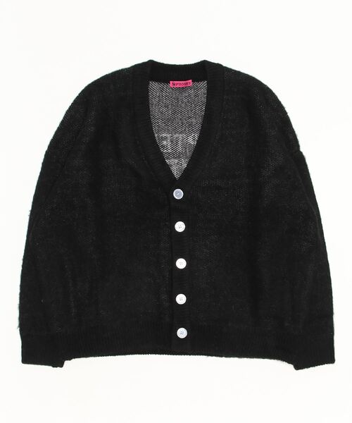 September(セプテンバー)の「【SEPTEMBER(セプテンバー)】Knit Cardigan(カーディガン/ボレロ・メンズ・ブラック/ホワイト/グリーン・MEDIUM)」の9枚目の写真