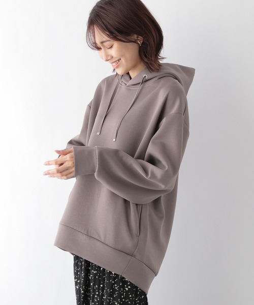 GLOBAL WORK(グローバルワーク)の「ライトクッションパーカー/167617(パーカー・レディース・モカ/グレイッシュベージュ/アイボリー/ベビーピンク・MEDIUM/LARGE)」の21枚目の写真