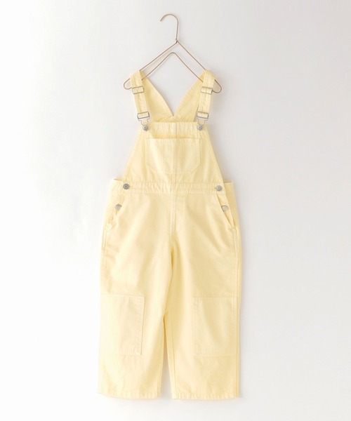 LOWRYS FARM（ローリーズファーム）の「カラーオーバーオール　183331（サロペット/オーバーオール・キッズ・ピンク/イエロー/ブルー・110cm/120cm/130cm/140cm/150cm）」の3枚目の写真