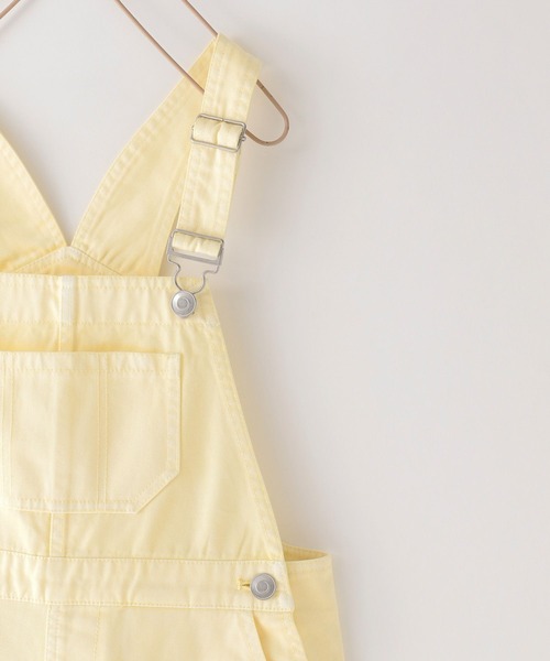 LOWRYS FARM（ローリーズファーム）の「カラーオーバーオール　183331（サロペット/オーバーオール・キッズ・ピンク/イエロー/ブルー・110cm/120cm/130cm/140cm/150cm）」の4枚目の写真
