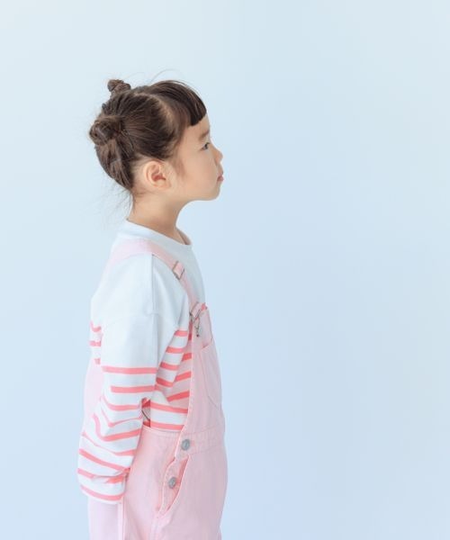 LOWRYS FARM（ローリーズファーム）の「カラーオーバーオール　183331（サロペット/オーバーオール・キッズ・ピンク/イエロー/ブルー・110cm/120cm/130cm/140cm/150cm）」の20枚目の写真