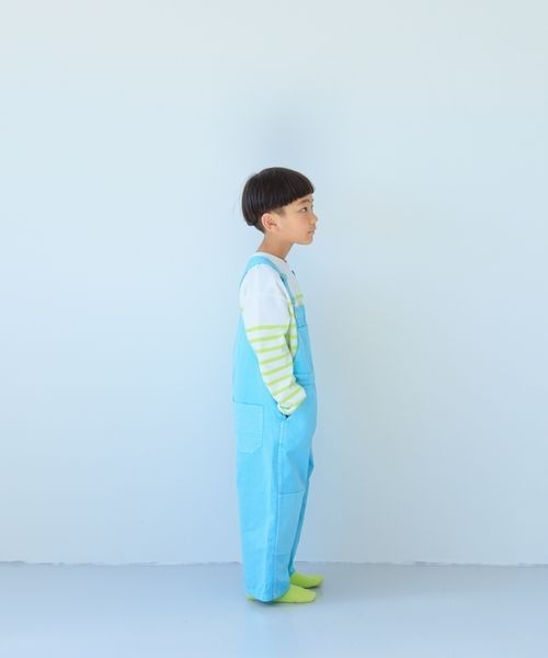 LOWRYS FARM（ローリーズファーム）の「カラーオーバーオール　183331（サロペット/オーバーオール・キッズ・ピンク/イエロー/ブルー・110cm/120cm/130cm/140cm/150cm）」の19枚目の写真