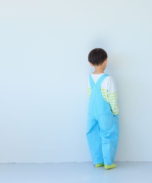 LOWRYS FARM（ローリーズファーム）の「カラーオーバーオール　183331（サロペット/オーバーオール・キッズ・ピンク/イエロー/ブルー・110cm/120cm/130cm/140cm/150cm）」の18枚目の写真