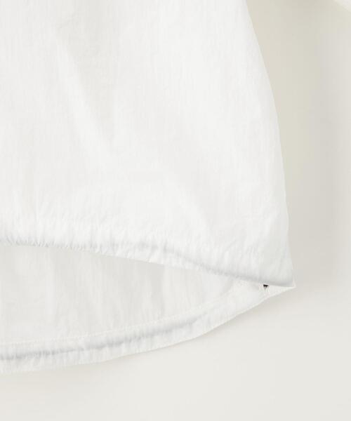 green label relaxing（グリーンレーベルリラクシング）の「TJ シースルー マウンテンパーカー 100-130cm -撥水-（マウンテンパーカー・キッズ・ダークグレー/オフホワイト・S(120-130cm)/XS(100-110cm)）」の6枚目の写真