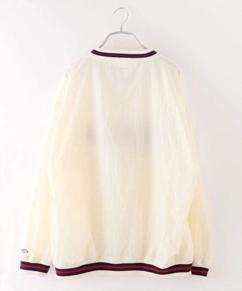 DISCUS(ディスカス)の「【DISCUS】ナイロンVネックプルオーバー(Tシャツ/カットソー・メンズ・ホワイト/ブルー・FREE)」の5枚目の写真