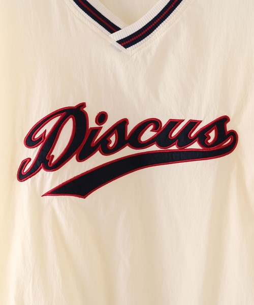 DISCUS(ディスカス)の「【DISCUS】ナイロンVネックプルオーバー(Tシャツ/カットソー・メンズ・ホワイト/ブルー・FREE)」の9枚目の写真
