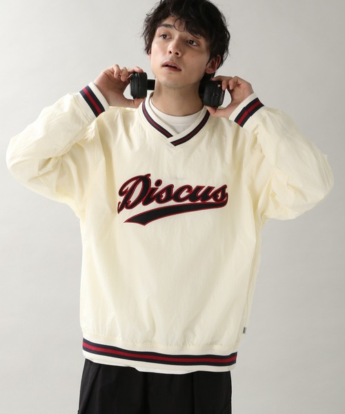DISCUS(ディスカス)の「【DISCUS】ナイロンVネックプルオーバー(Tシャツ/カットソー・メンズ・ホワイト/ブルー・FREE)」の22枚目の写真