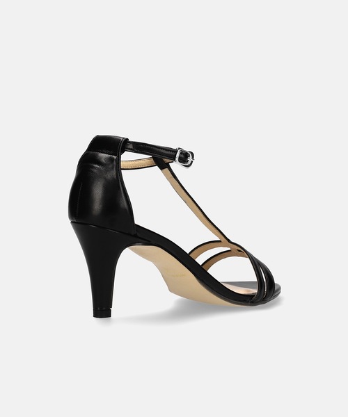 MAMIAN（マミアン）の「Tストラップ シンプル サンダル (7.0cmヒール)（サンダル・レディース・グレイッシュベージュ/ホワイト/ブラック/シルバー・S/LL/M/L）」の12枚目の写真