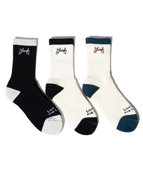 glamb（グラム）の「Spin Logo Socks Set / スピンロゴソックスセット（ソックス/靴下・メンズ・その他・FREE）」の9枚目の写真