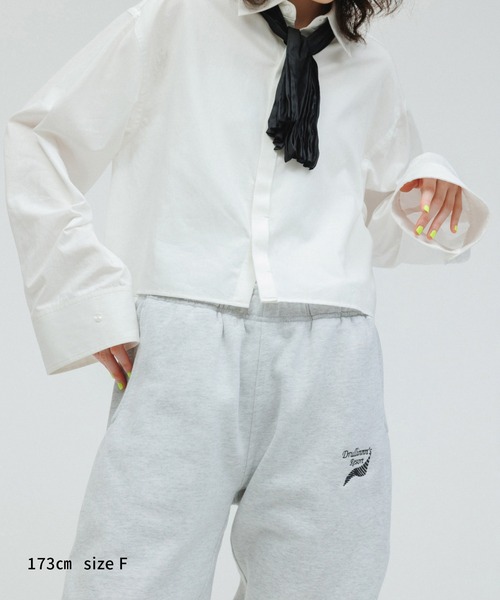 M TO R（ムウトアール）の「［BLOUSE］2WAY TIE DOCKING CROPPED SHIRTS（シャツ/ブラウス・レディース・ホワイト/ブルー/ピンク・FREE）」の13枚目の写真