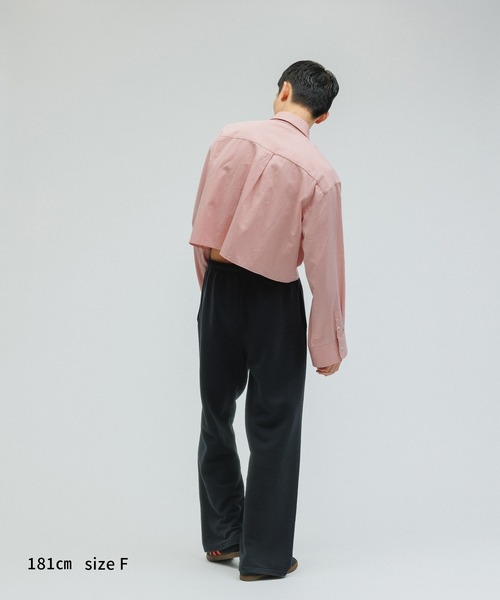 M TO R（ムウトアール）の「［BLOUSE］2WAY TIE DOCKING CROPPED SHIRTS（シャツ/ブラウス・レディース・ホワイト/ブルー/ピンク・FREE）」の21枚目の写真