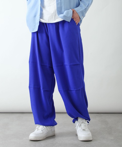 ZIP FIVE(ジップファイブ)の「リネンライクドロコードワイドシルエットスノーパンツ(スラックス・メンズ・カーキ/グリーン/ブルー/ブラック・LARGE/MEDIUM/X-LARGE)」の1枚目の写真