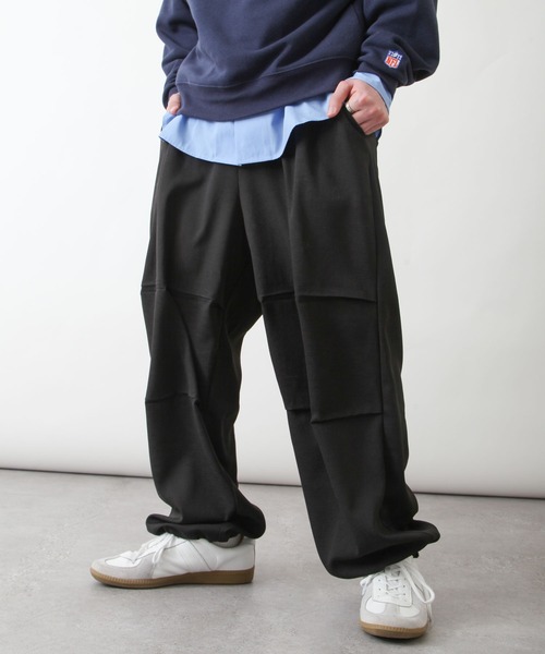 ZIP FIVE(ジップファイブ)の「リネンライクドロコードワイドシルエットスノーパンツ(スラックス・メンズ・カーキ/グリーン/ブルー/ブラック・LARGE/MEDIUM/X-LARGE)」の12枚目の写真
