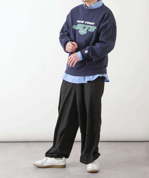 ZIP FIVE(ジップファイブ)の「リネンライクドロコードワイドシルエットスノーパンツ(スラックス・メンズ・カーキ/グリーン/ブルー/ブラック・LARGE/MEDIUM/X-LARGE)」の8枚目の写真