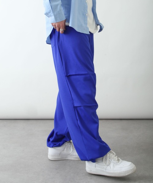 ZIP FIVE(ジップファイブ)の「リネンライクドロコードワイドシルエットスノーパンツ(スラックス・メンズ・カーキ/グリーン/ブルー/ブラック・LARGE/MEDIUM/X-LARGE)」の10枚目の写真