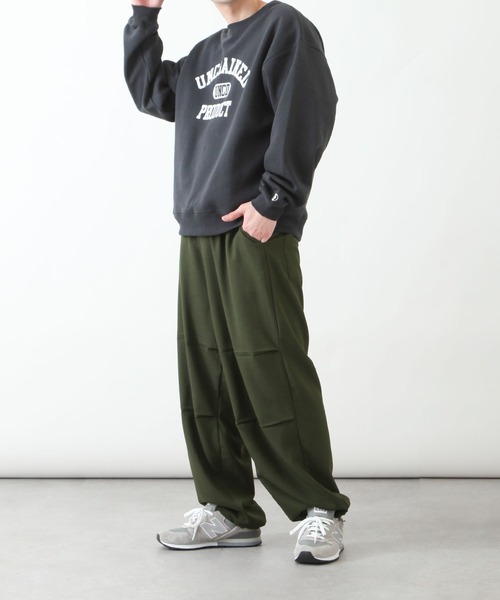 ZIP FIVE(ジップファイブ)の「リネンライクドロコードワイドシルエットスノーパンツ(スラックス・メンズ・カーキ/グリーン/ブルー/ブラック・LARGE/MEDIUM/X-LARGE)」の16枚目の写真