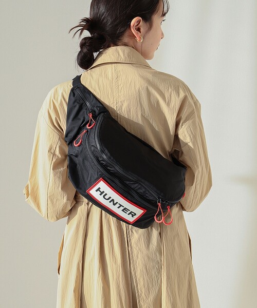 Ray BEAMS(レイビームス)の「【WEB限定】HUNTER / トラベル リップストップ リサイクル ナイロン 2WAY バックパック(バックパック/リュック・レディース・ブラック・ONE SIZE)」の3枚目の写真
