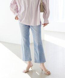 SLOBE IENA | 【Healthy DENIM/ヘルシーデニム】クロップドフレアデニムパンツ(デニムパンツ)