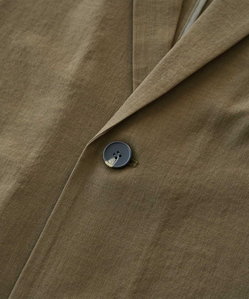 ROPE' PICNIC(ロペピクニック)の「セットアップ対応/麻調シアーショートレングスジャケット(テーラードジャケット・レディース・チャコールグレー/ベージュ/カーキ/ターコイズブルー・38)」の16枚目の写真
