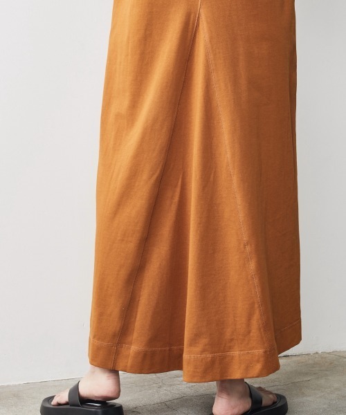 CHIC STYLE（シックスタイル）の「＜大きいサイズ＞綿100％バックフレアタンクトップカットソーワンピース シックスタイル（ワンピース・レディース・ブラック/マスタード・L/LL/3L/4L/5L）」の10枚目の写真