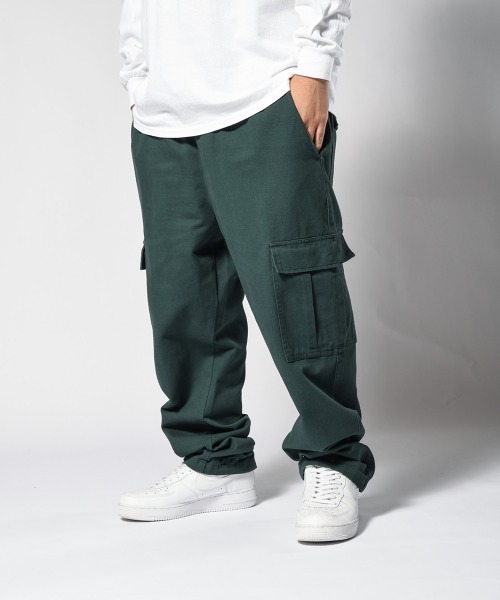 LFYT（エルエフワイティー）の「LFYT ラファイエット [Lafayette] - リラックスフィット カーゴパンツ テーパード [RELAXED FIT CARGO PANTS] LS231203（カーゴパンツ・メンズ・グリーン/チャコールグレー/ブラック・XX-LARGE/X-LARGE/LARGE/MEDIUM）」の7枚目の写真