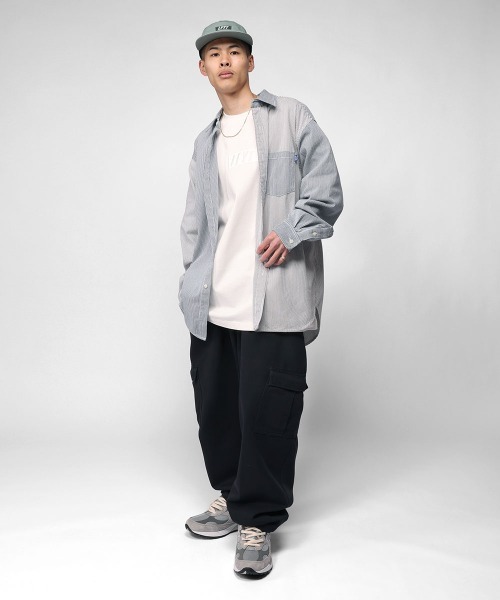 LFYT（エルエフワイティー）の「LFYT ラファイエット [Lafayette] - リラックスフィット カーゴパンツ テーパード [RELAXED FIT CARGO PANTS] LS231203（カーゴパンツ・メンズ・グリーン/チャコールグレー/ブラック・XX-LARGE/X-LARGE/LARGE/MEDIUM）」の15枚目の写真