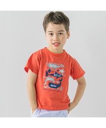 BeBe | BeBe/【蓄光プリント】スラブ天竺海の生き物プリントTシャツ(80~150cm)(Tシャツ/カットソー)