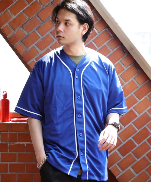 United Athle(ユナイテッドアスレ)の「United Athle Sports ベースボールシャツ(シャツ/ブラウス・メンズ・ブルー系その他/ホワイト×ブラック/ブラック×ホワイト・X-LARGE/MEDIUM/LARGE)」の3枚目の写真