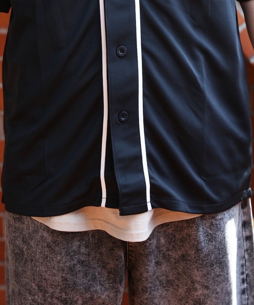 United Athle(ユナイテッドアスレ)の「United Athle Sports ベースボールシャツ(シャツ/ブラウス・メンズ・ブルー系その他/ホワイト×ブラック/ブラック×ホワイト・X-LARGE/MEDIUM/LARGE)」の15枚目の写真