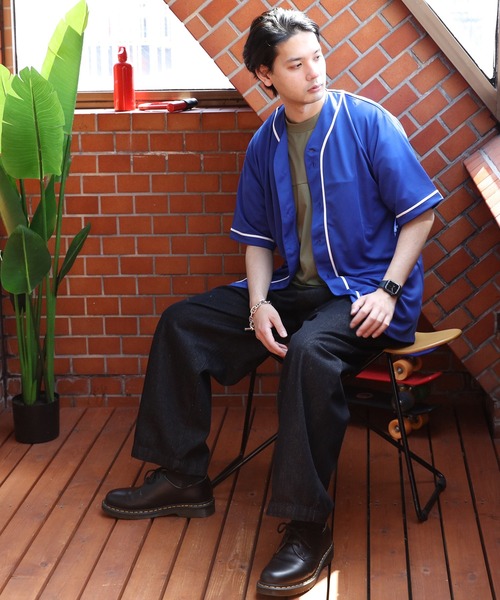 United Athle(ユナイテッドアスレ)の「United Athle Sports ベースボールシャツ(シャツ/ブラウス・メンズ・ブルー系その他/ホワイト×ブラック/ブラック×ホワイト・X-LARGE/MEDIUM/LARGE)」の4枚目の写真