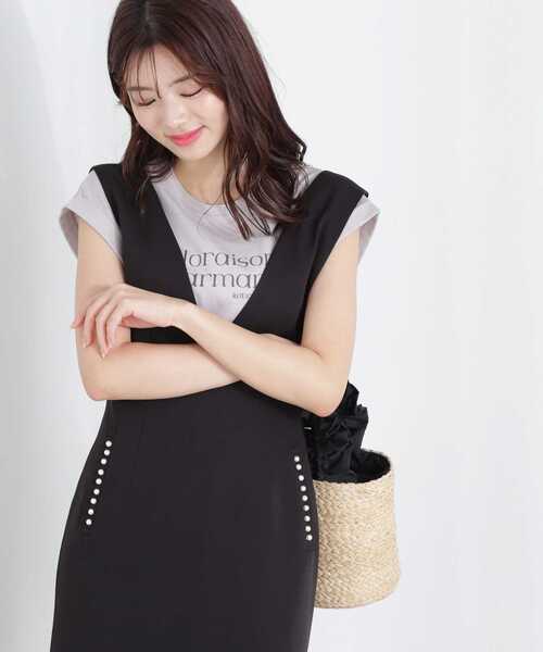 PROPORTION BODY DRESSING（プロポーションボディドレッシング）の「＜Ｅ＞ロゴＴシャツ / 1213167500（Tシャツ/カットソー・レディース・ホワイト/ダークグレー/グレー・FREE）」の14枚目の写真