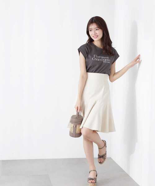 PROPORTION BODY DRESSING（プロポーションボディドレッシング）の「＜Ｅ＞ロゴＴシャツ / 1213167500（Tシャツ/カットソー・レディース・ホワイト/ダークグレー/グレー・FREE）」の9枚目の写真