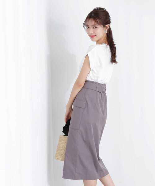 PROPORTION BODY DRESSING（プロポーションボディドレッシング）の「＜Ｅ＞ロゴＴシャツ / 1213167500（Tシャツ/カットソー・レディース・ホワイト/ダークグレー/グレー・FREE）」の18枚目の写真