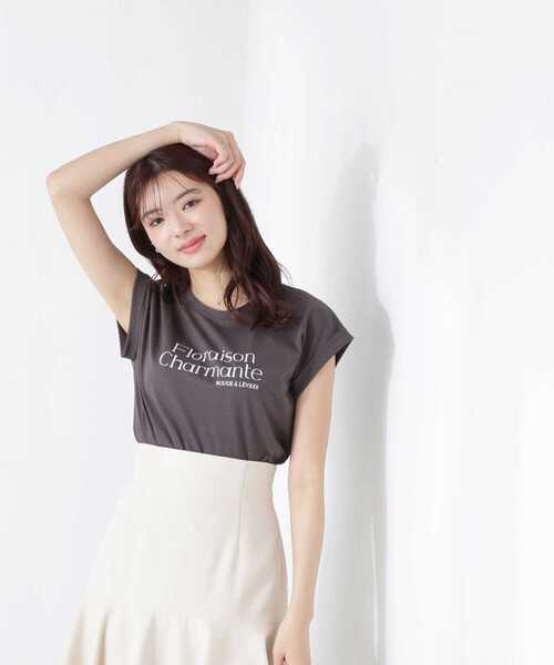 PROPORTION BODY DRESSING（プロポーションボディドレッシング）の「＜Ｅ＞ロゴＴシャツ / 1213167500（Tシャツ/カットソー・レディース・ホワイト/ダークグレー/グレー・FREE）」の3枚目の写真